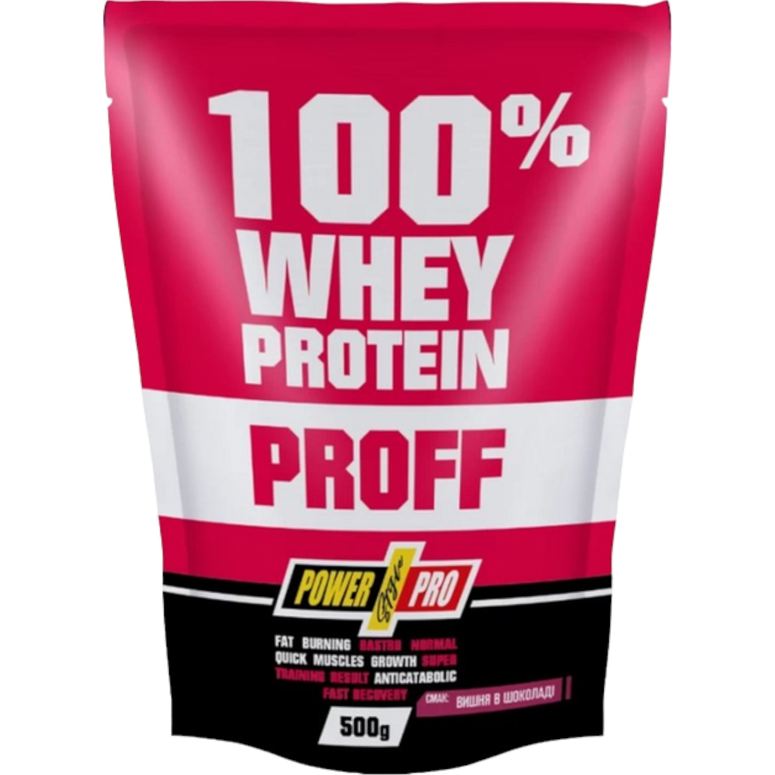 Протеин Power Pro Whey Protein Prof вишня в шоколаде 500 г - фото 1