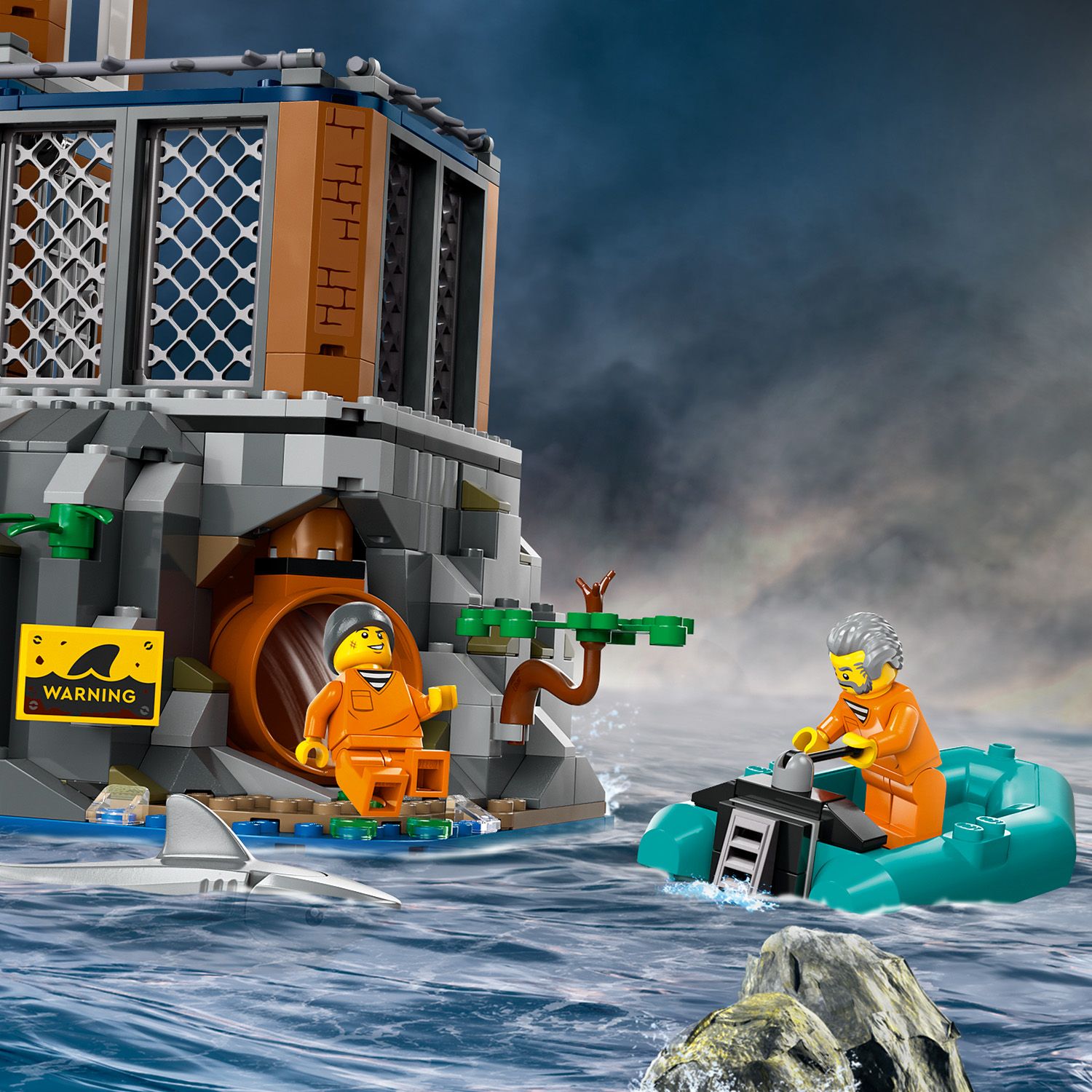 Конструктор LEGO City Полицейский остров-тюрьма 980 детали (60419) - фото 7