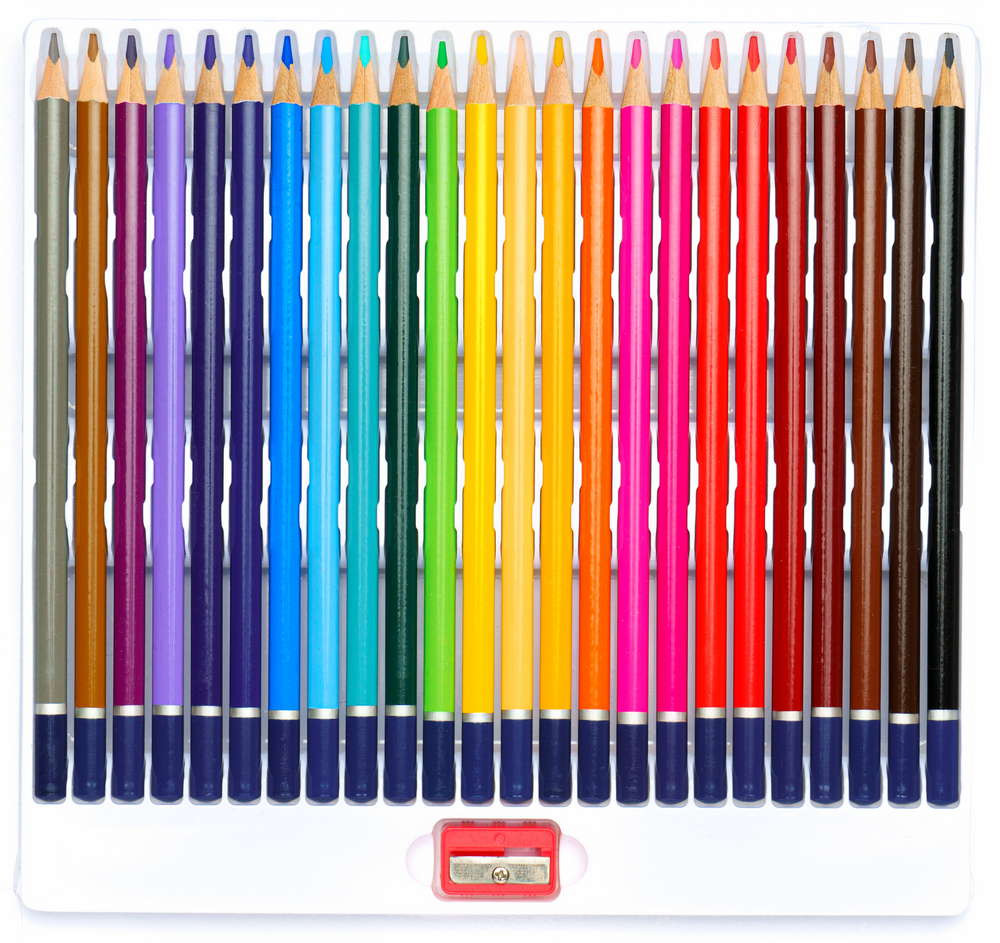 Карандаши цветные Школярик, с точилкой, 24 цвета (312110003-UA) - фото 2