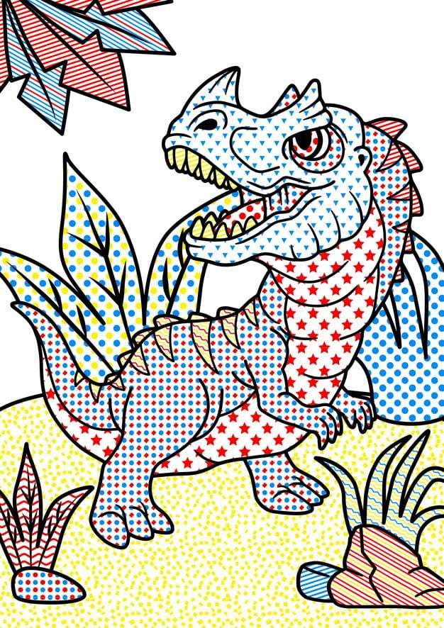 Волшебная водная раскраска Кристал Бук Динозавры, 8 страниц (F00024077) - фото 2