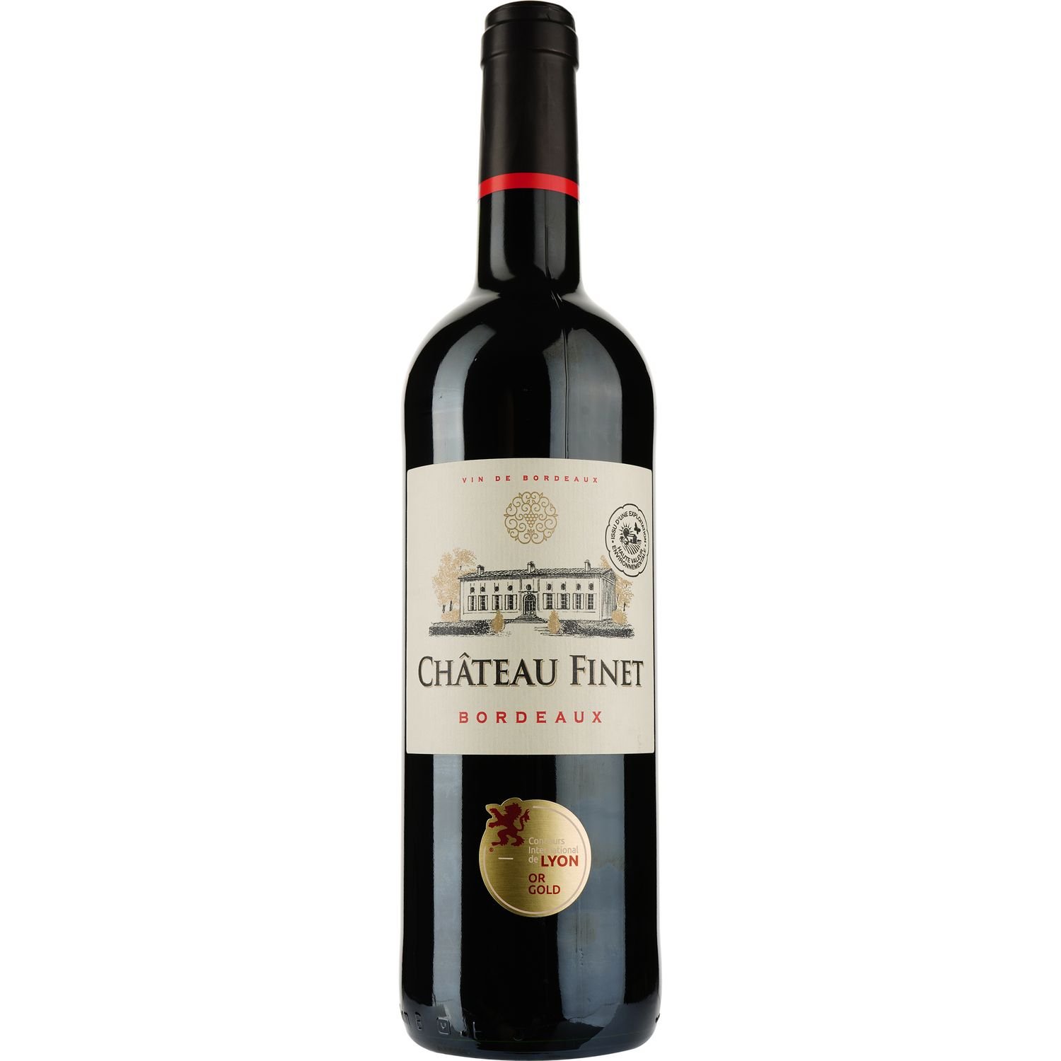 Вино Chateau Finet AOP Bordeaux 2021, красное, сухое, 0,75 л - фото 1