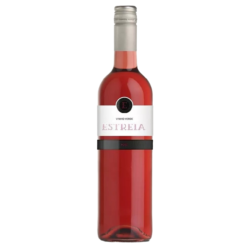 Вино Estreia Vinho Verde Rose, рожеве, напівсухе, 11%, 0,75 л - фото 1