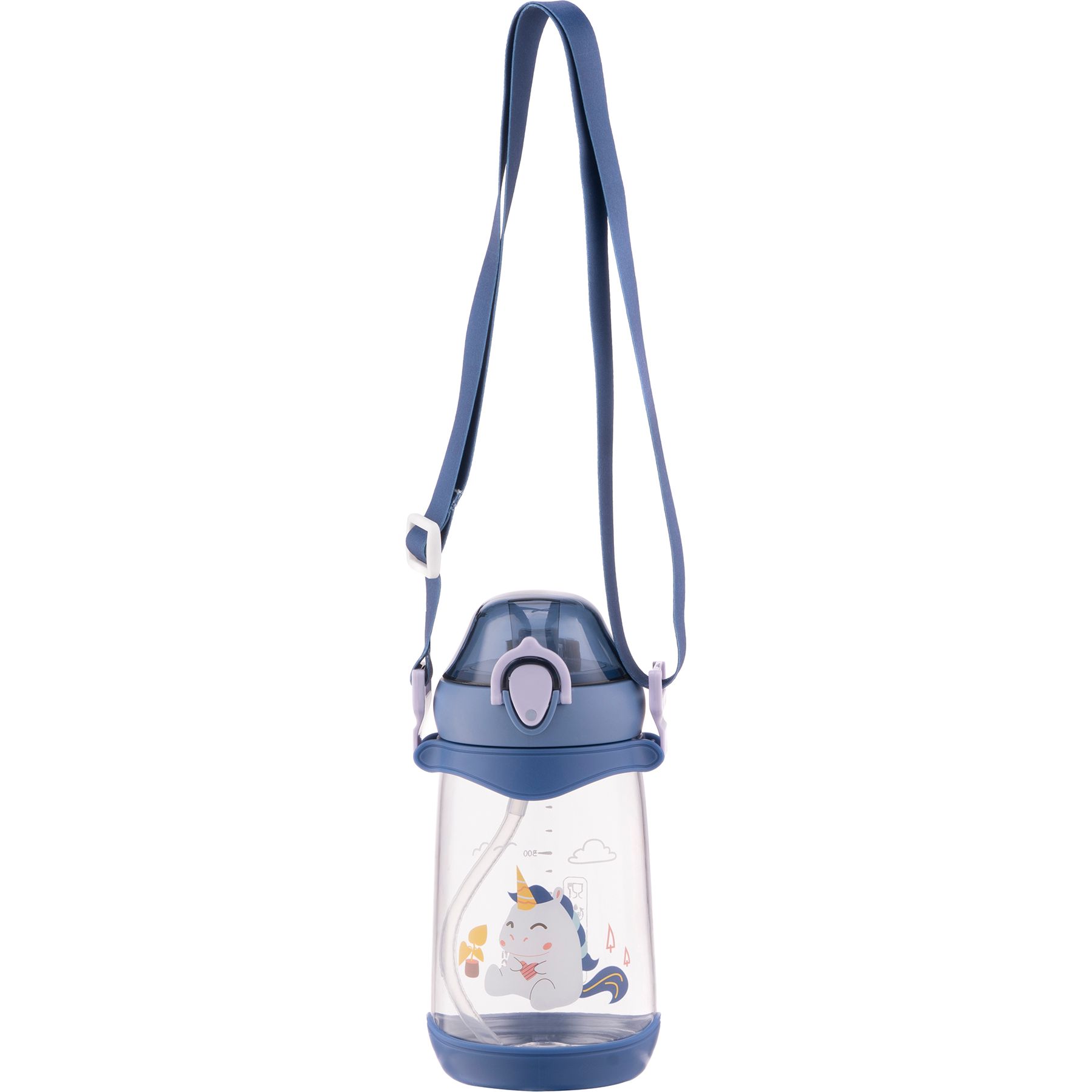 Пляшка для води Ardesto Unicorn, дитяча, 500 мл, синя (AR2250PU) - фото 2