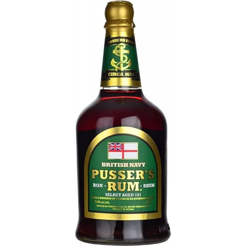 Ром Pusser's Rum Select Aged 151, 75,5%, 0,7 л - фото 1