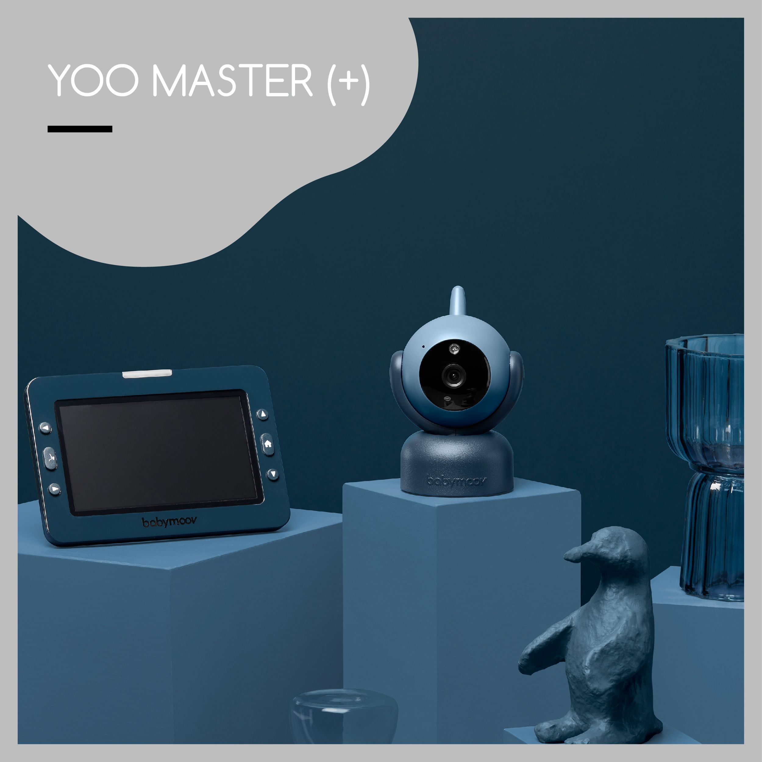 Видеоняня Babymoov YOO Master Plus 5 синяя (A014426) - фото 10