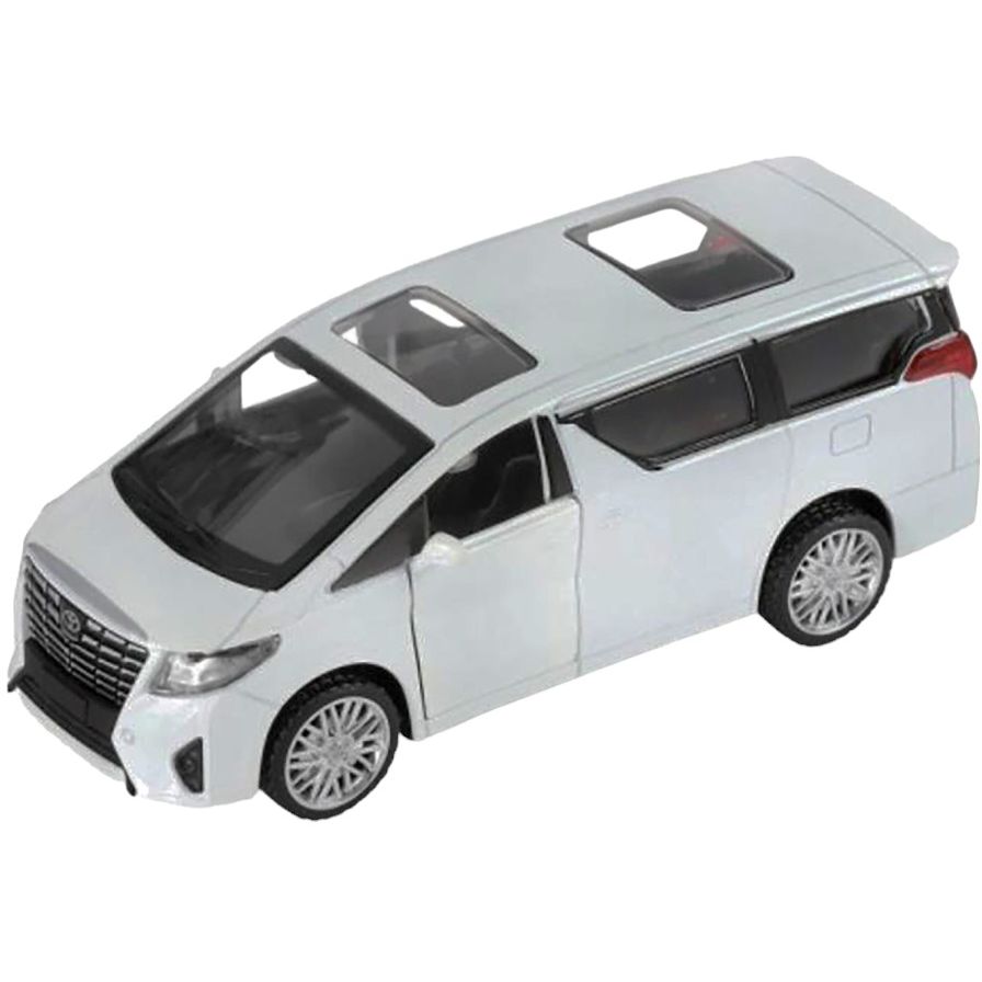 Машинка Металева Toyota Alphard Автопром 4329 Маштаб 1:42 Білий - фото 1