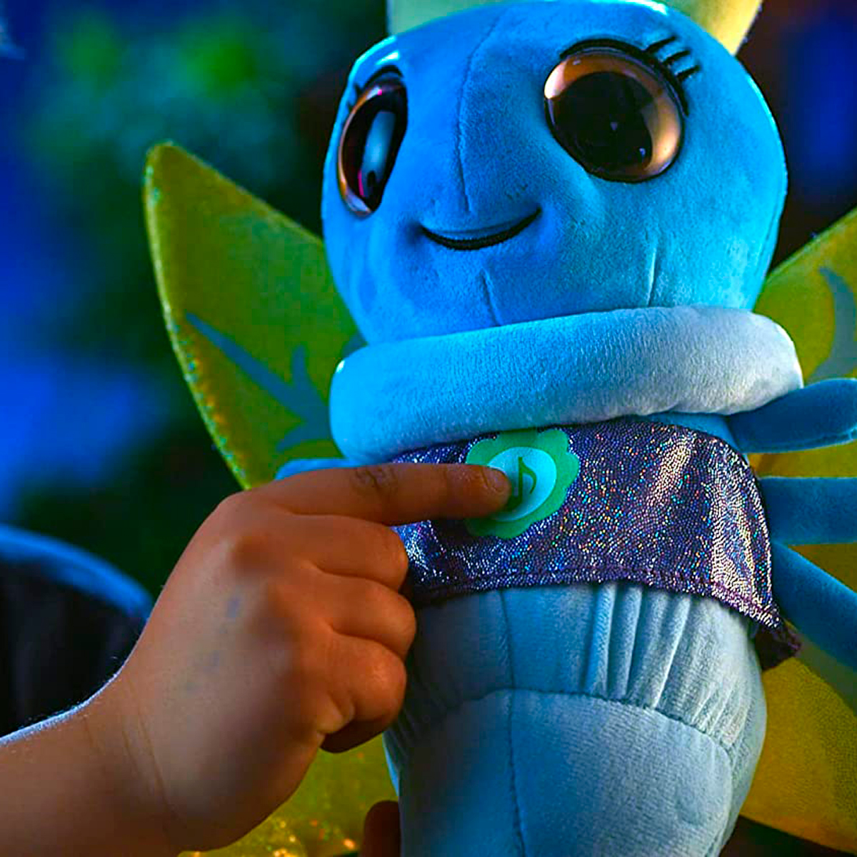 Інтерактивна м'яка іграшка Glowies, світлячок, синій (GW002) - фото 5