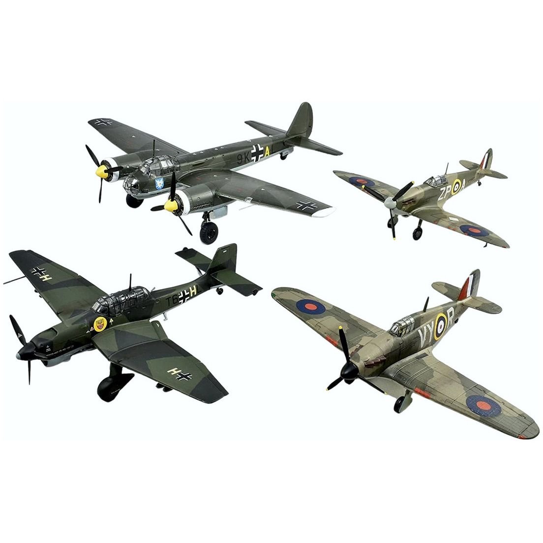 Збірна модель Revell Набір 80-річчя Битви за Британію 4 літаки, рівень 5, масштаб 1:72, 222 деталі (RVL-05691) - фото 3