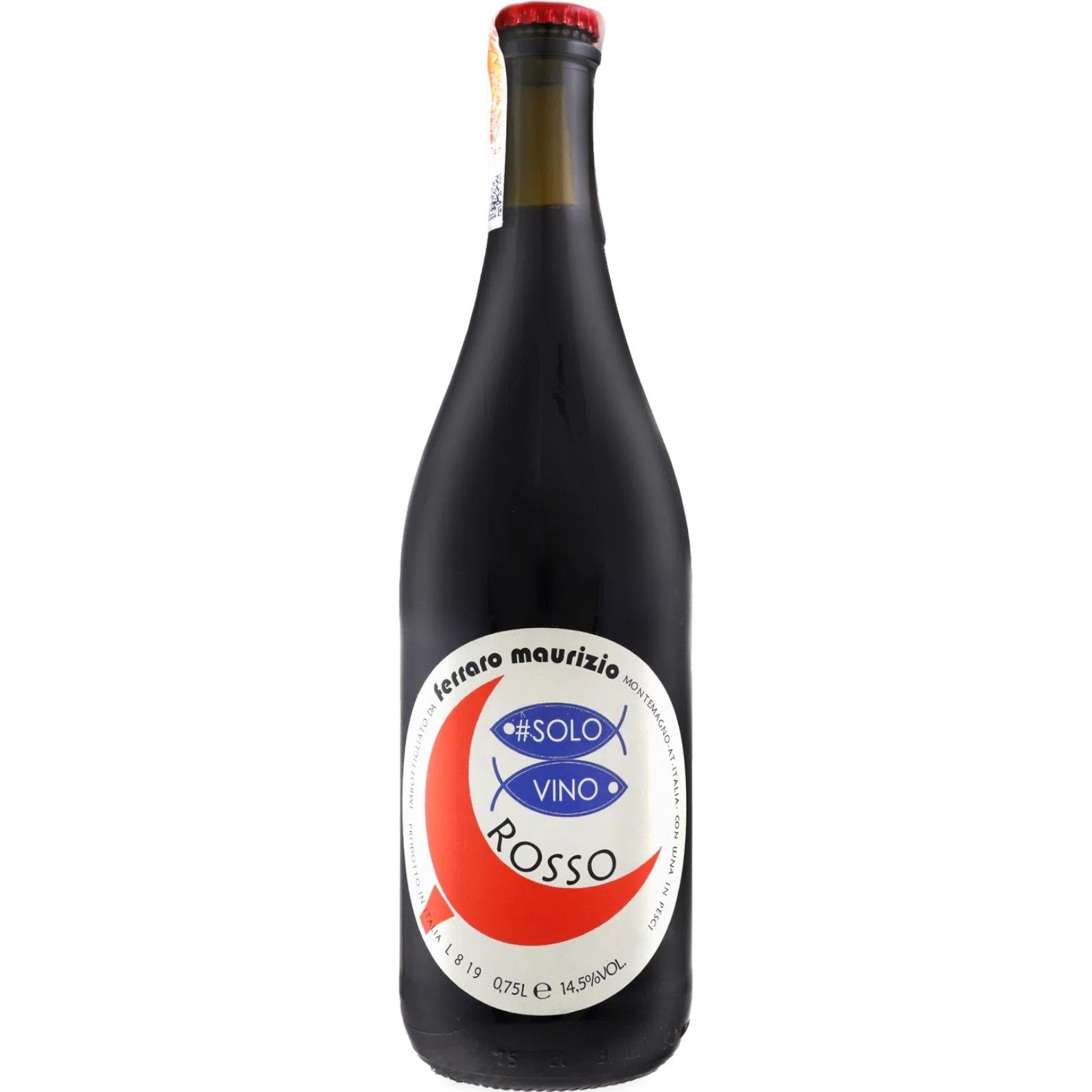 Вино Ferraro Maurizio Solo Vino Rosso B198 Barbera сухое красное 0.75 л - фото 1