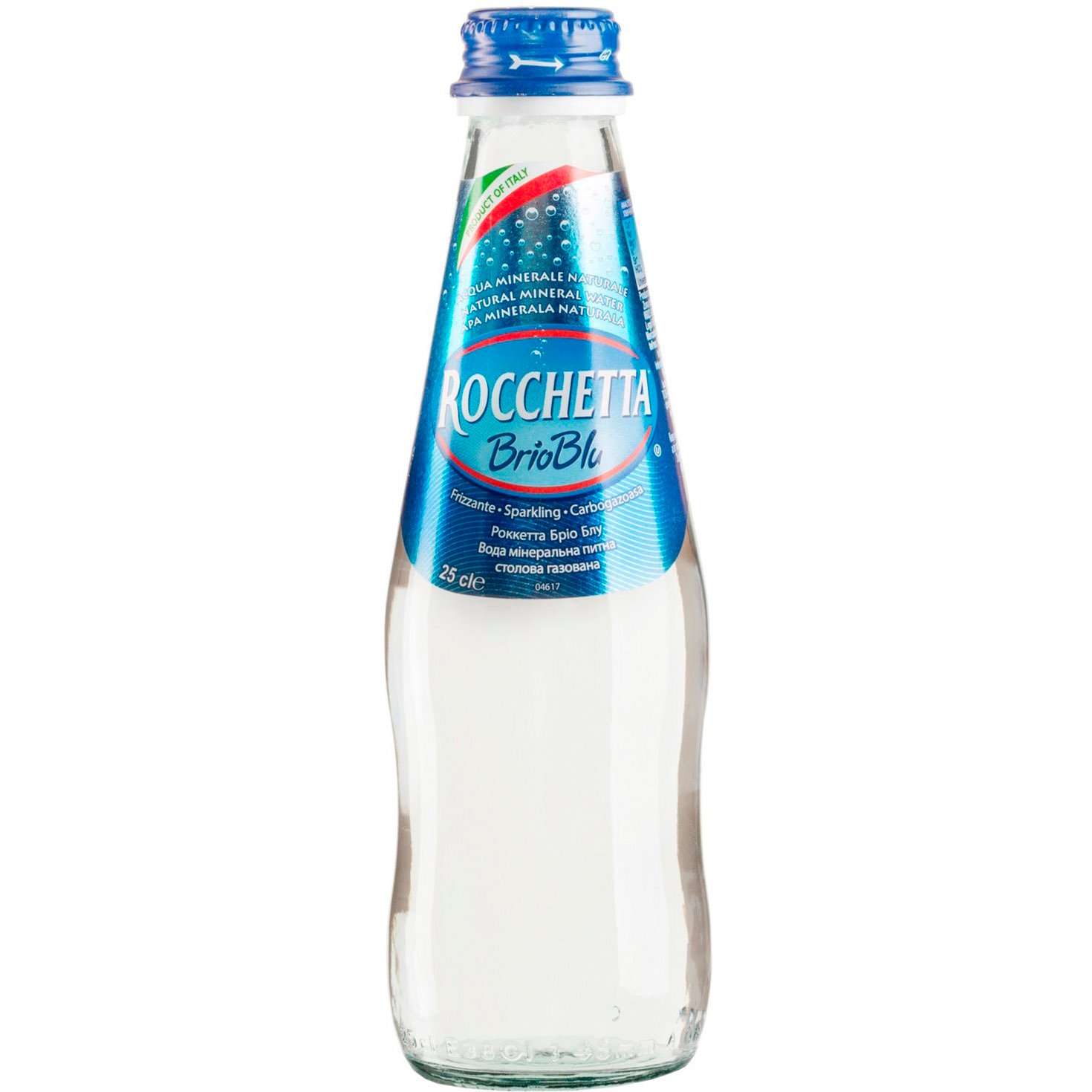 Минеральная вода Rocchetta Brio Blu газированная стекло 0.25 л - фото 1