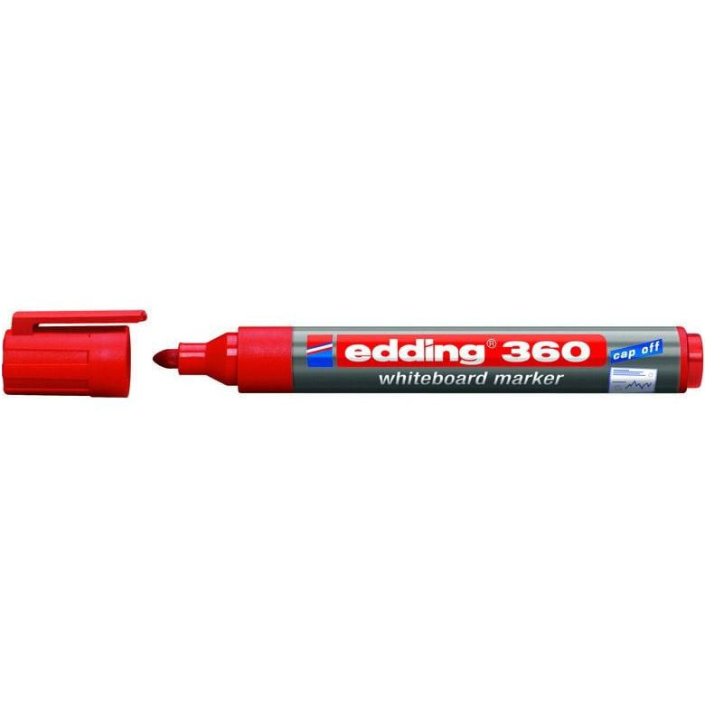 Маркер для досок Edding Board конусообразный 1.5-3 мм красный (e-360/02) - фото 1