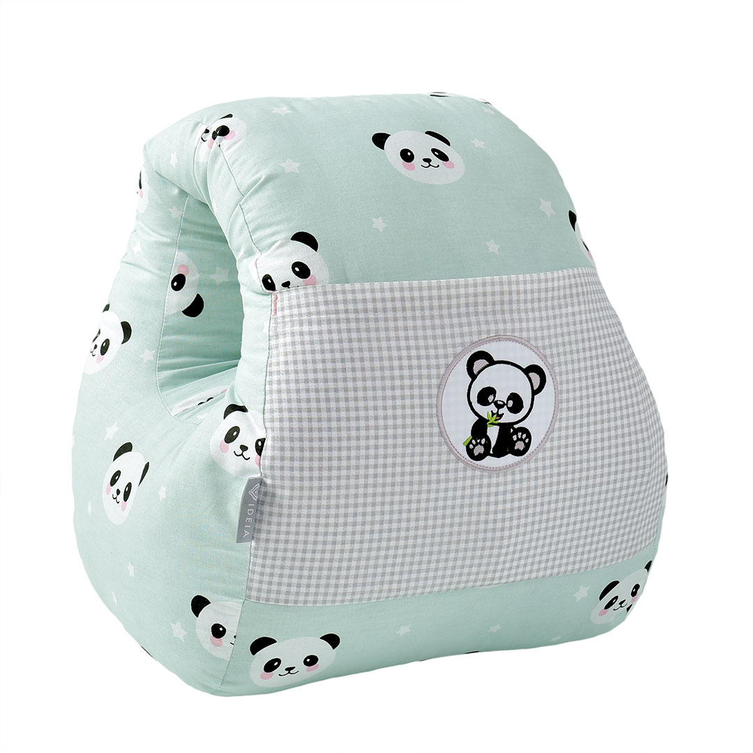 Подушка для годування Papaella Mini Панда, 28х30 см, м'ята (8-31999) - фото 6