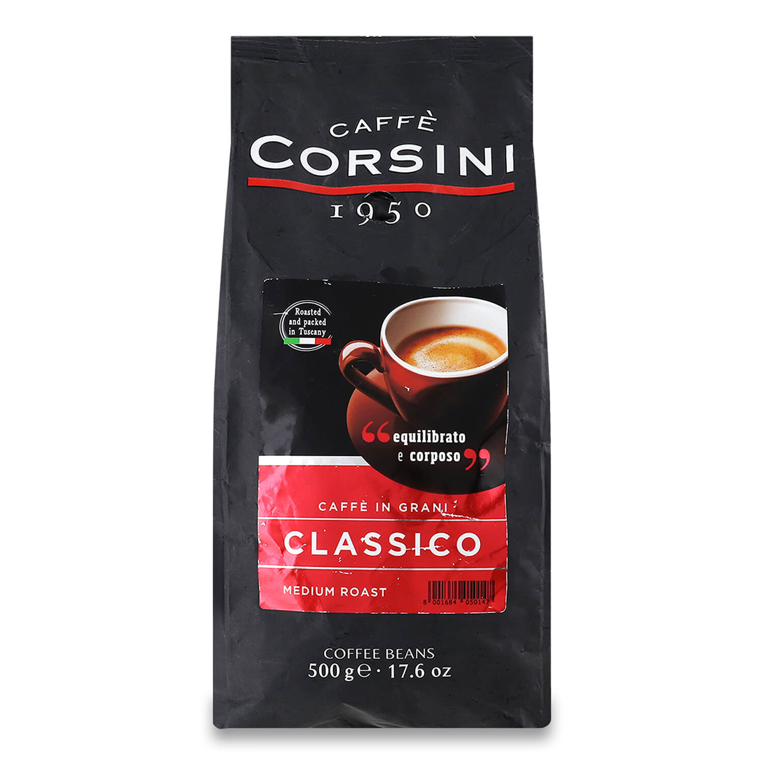 Кава в зернах Corsini Classico смажена натуральна, 550 г (591314) - фото 1