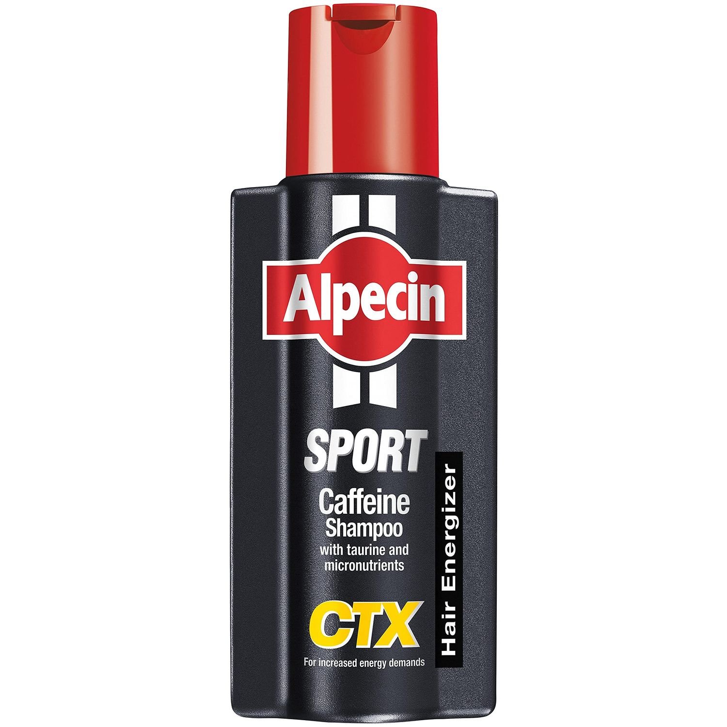 Шампунь з кофеїном Alpecin Coffein Sport CTX, проти випадіння волосся за інтенсивної втрати енегрії, 250 мл - фото 1
