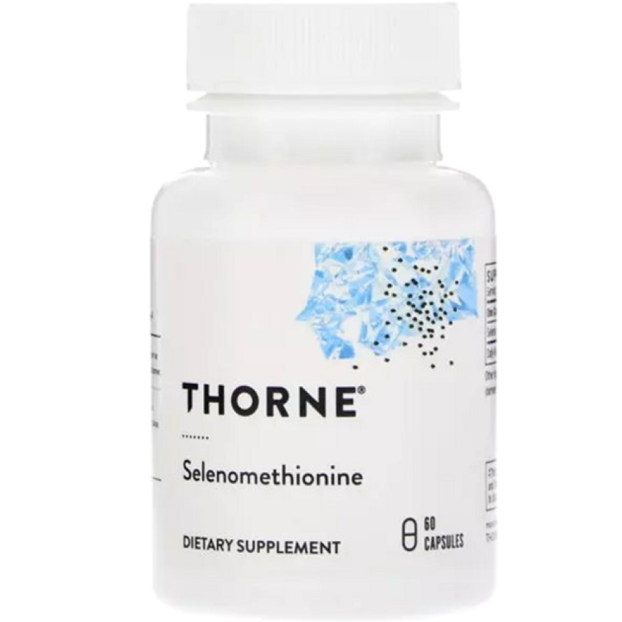 Вітаміни Thorne Research Селен (селенометіонін) Selenomethionine 60 капсул - фото 1