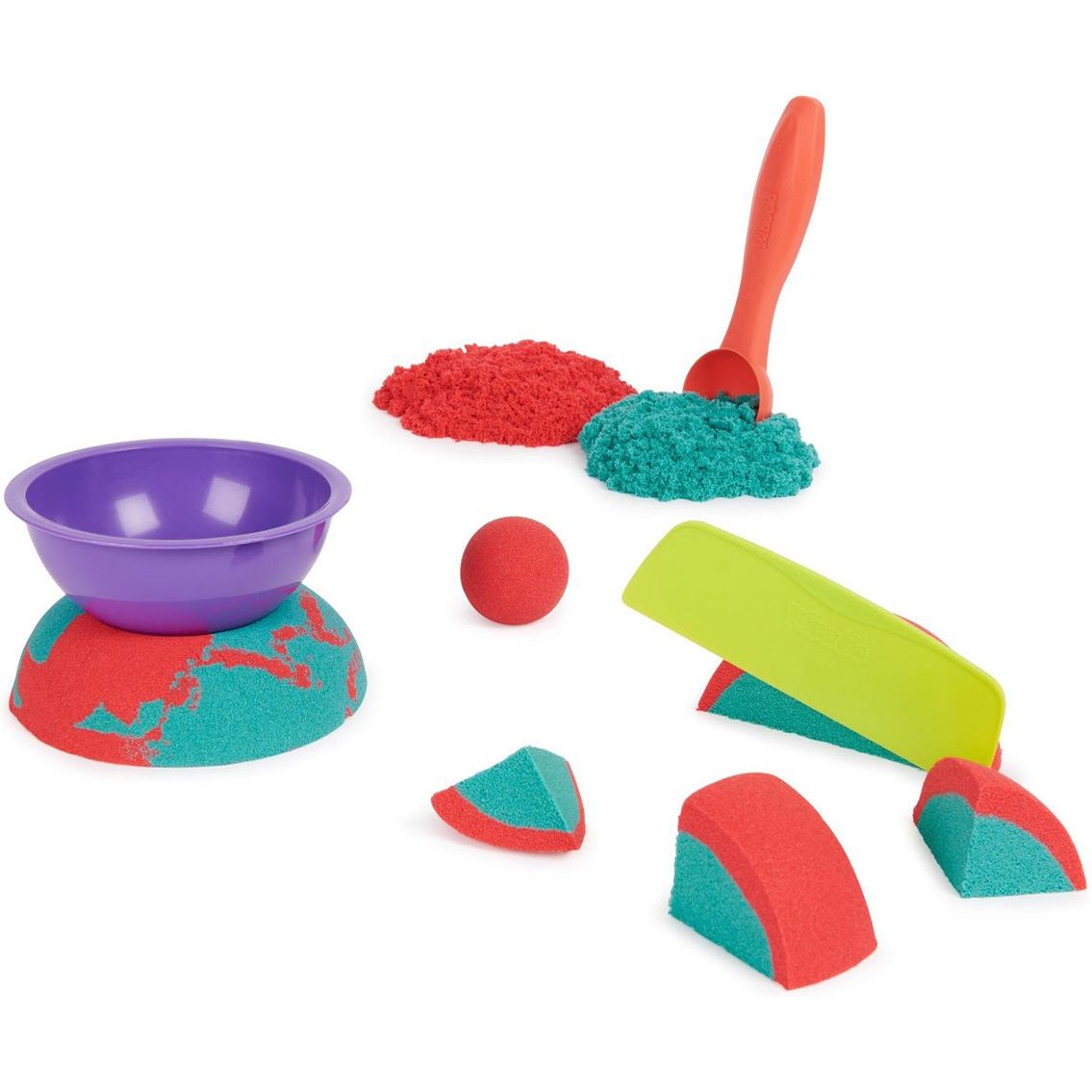 Набор песка для детского творчества Kinetic Sand Красочный дуэт 2 цвета 680 г (71652) - фото 3