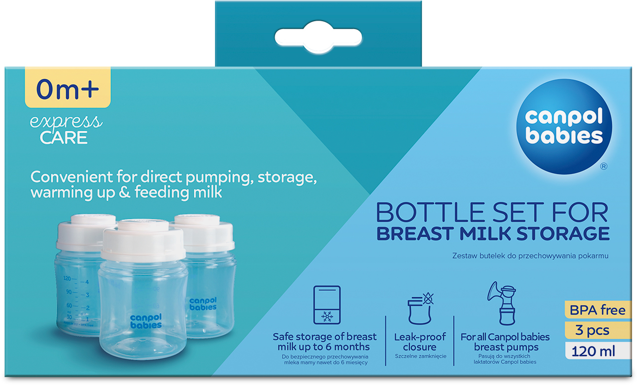 Набір пляшечок Canpol babies, для молока та їжі, 3 шт. х120 мл (35/235) - фото 2