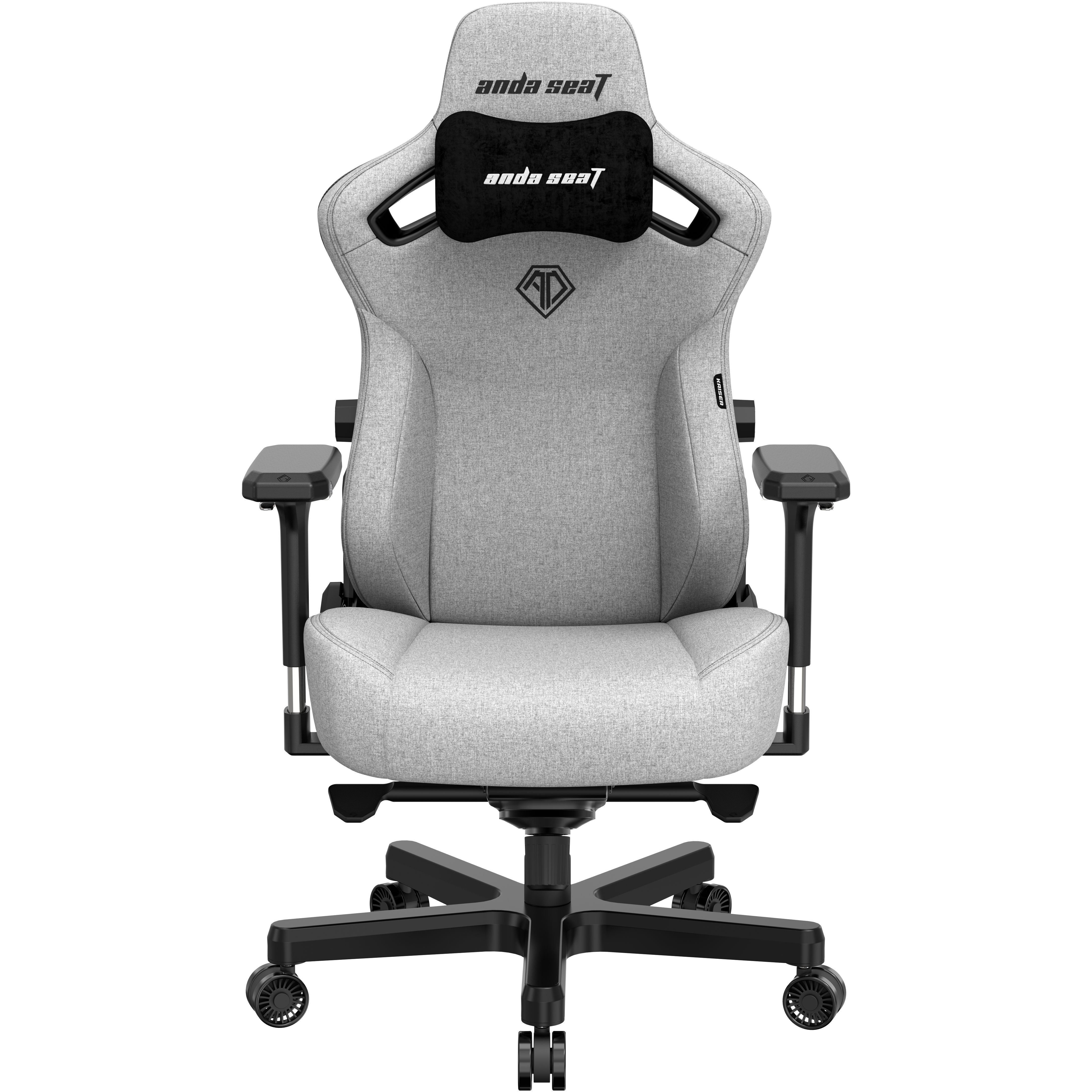 Крісло ігрове Anda Seat Kaiser 3 Size L Grey Fabric (AD12YDC-L-01-G-PV/F) - фото 1