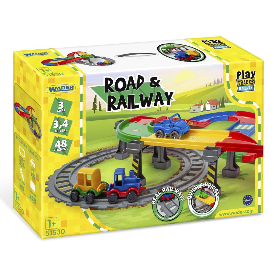 Железная дорога Wader Play Tracks, 3.4 м (51530) - фото 1