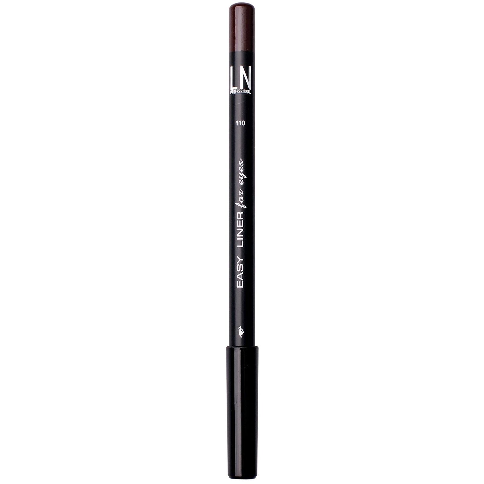 Олівець для очей LN Professional Easy Liner Eye Pencil відтінок 110 (Chocolate Fondue) 1.7 г - фото 1