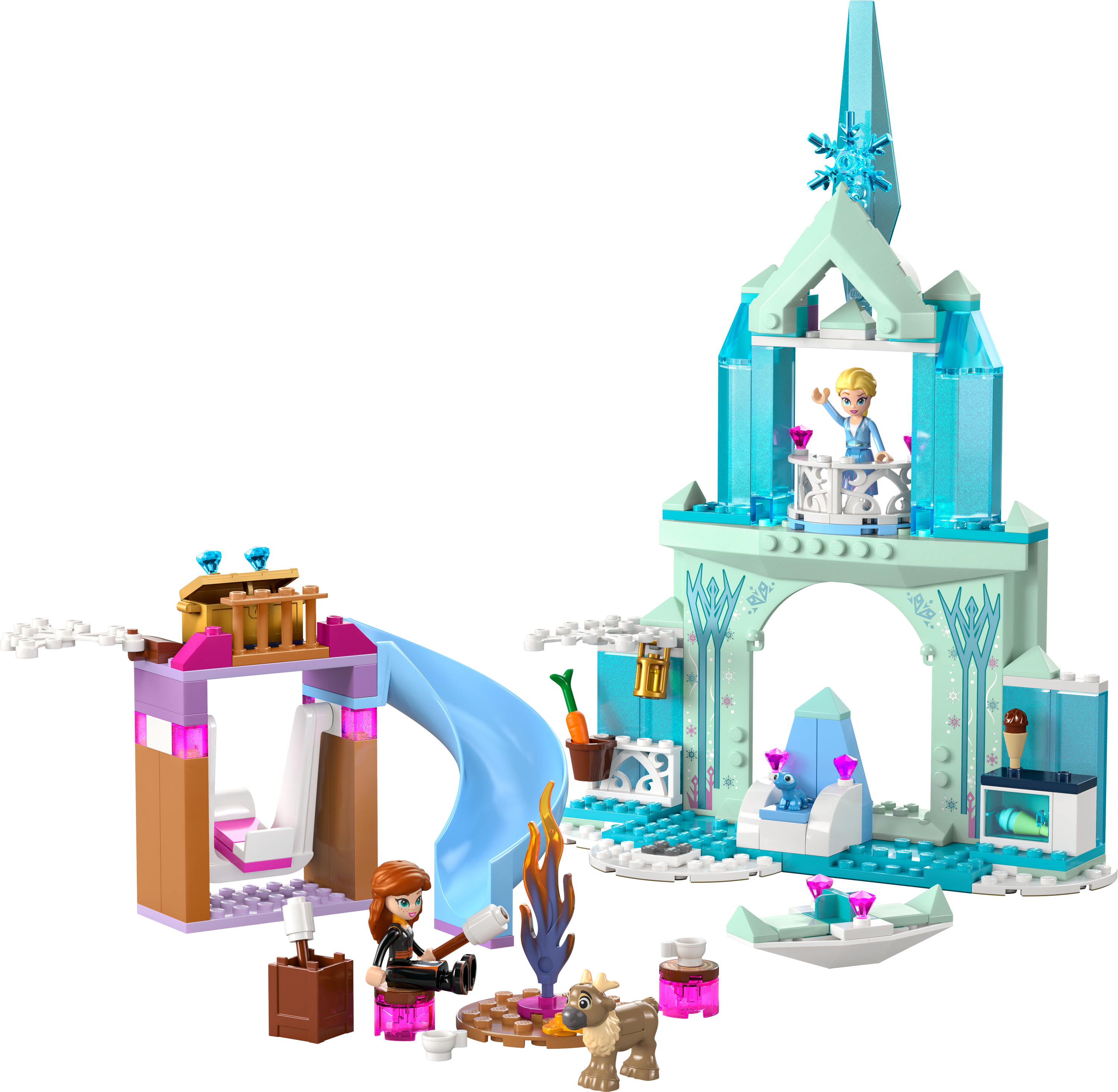 Конструктор LEGO Disney Princess Крижаний палац Ельзи 163 деталі (43238) - фото 2