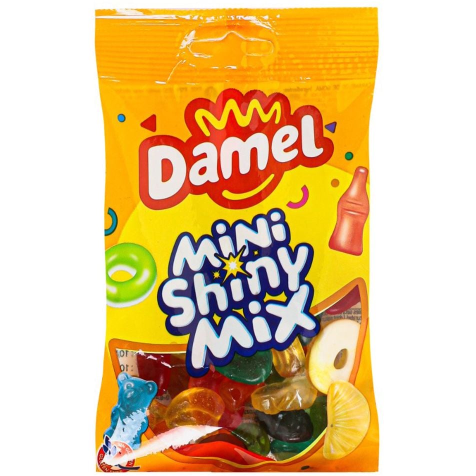 Конфеты Damel Mini Shiny mix жевательные 80 г - фото 1
