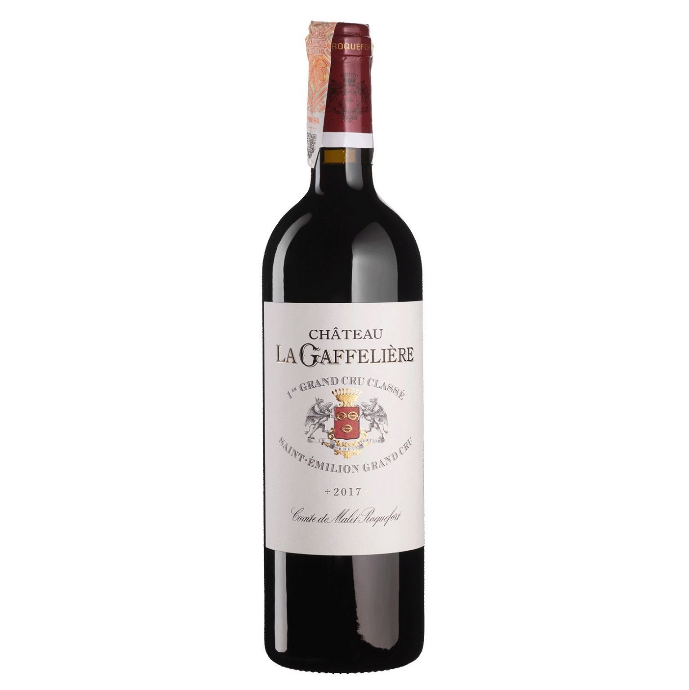 Вино Chateau La Gaffeliere 2017, червоне, сухе, 0,75 л (W1070) - фото 1