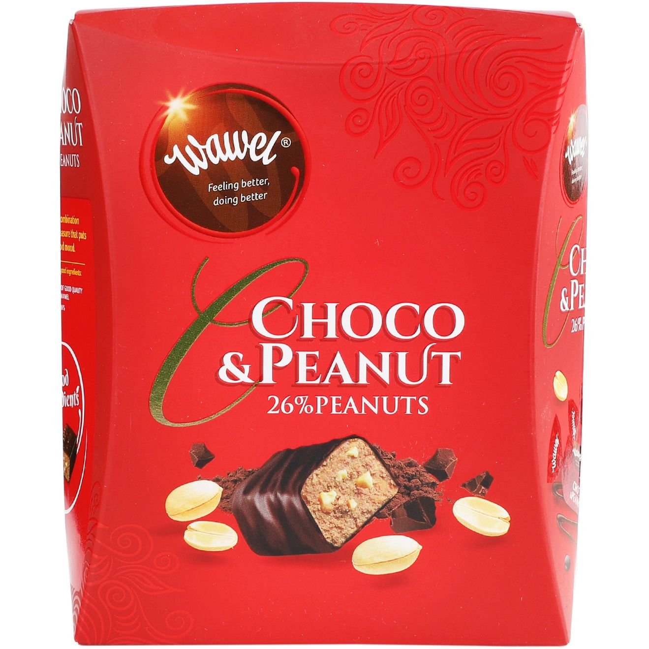 Цукерки Wawel Choco&Peanut шоколад з арахісом, 250 г (925504) - фото 1