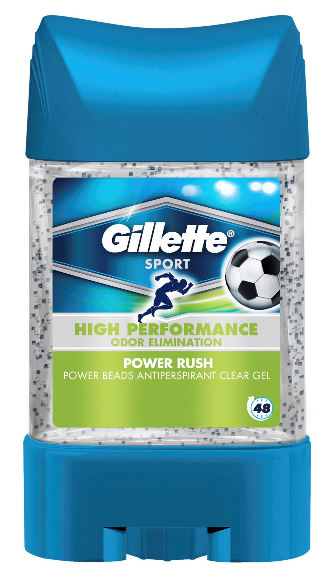 Гелевый дезодорант-антиперспирант Gillette Power Beads Power Rush, 75 мл - фото 1