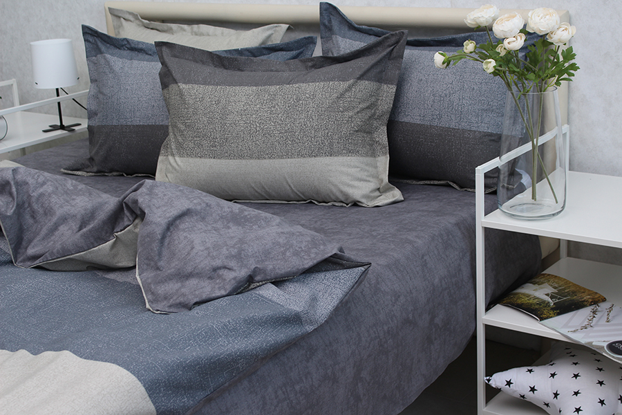 Комплект постельного белья TAG Tekstil с компаньоном 1.5-спальный Разноцветный 000240770 (R-T9270) - фото 5