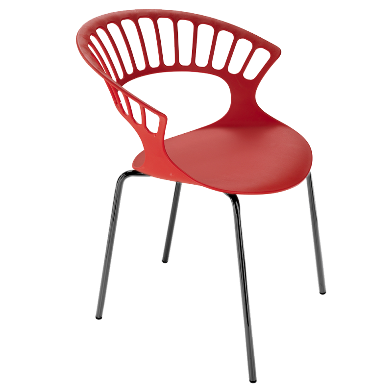 Кресло Papatya Tiara, база катафорез, красный (4823052300241) - фото 1