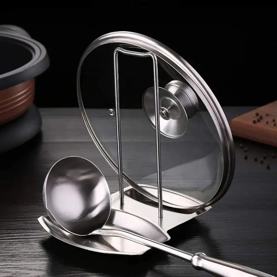Підставка Supretto для кухонних предметів з нержавіючої сталі срібляста (84770001) - фото 9