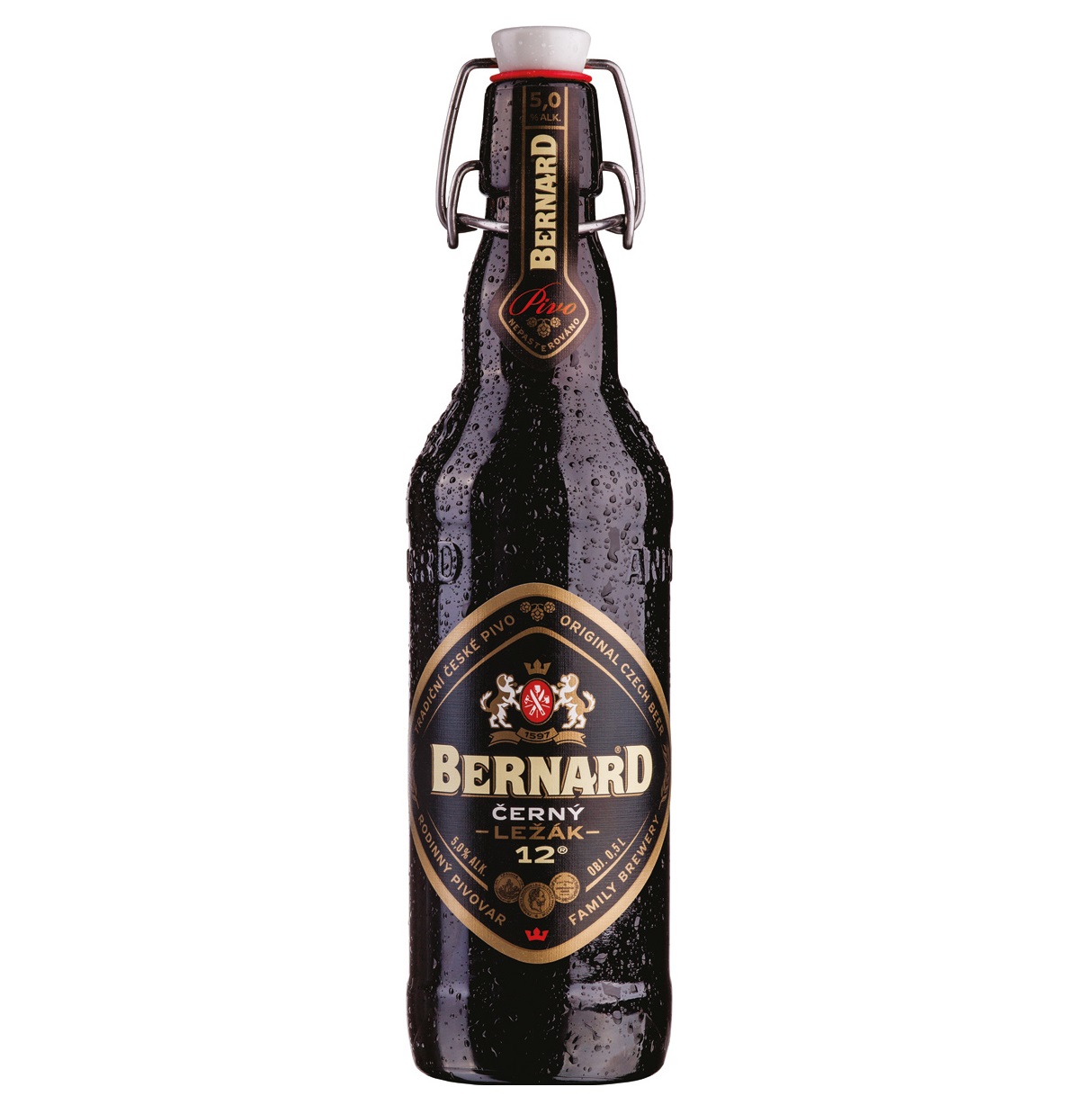 Пиво Bernard темное фильтрованное, 5%, 0,5 л (401824) - фото 1