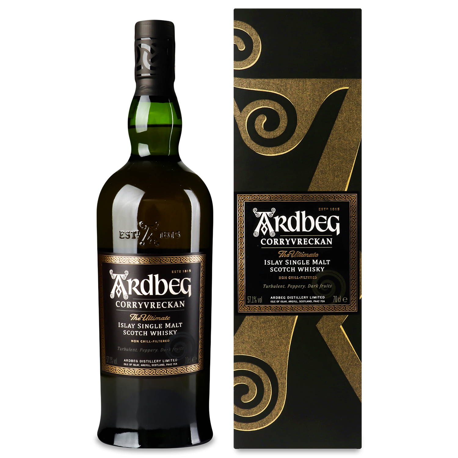Виски Ardbeg Corryvreckan Single Malt Scotch Whisky, 57,1%, 0,7 л (660310) - фото 1