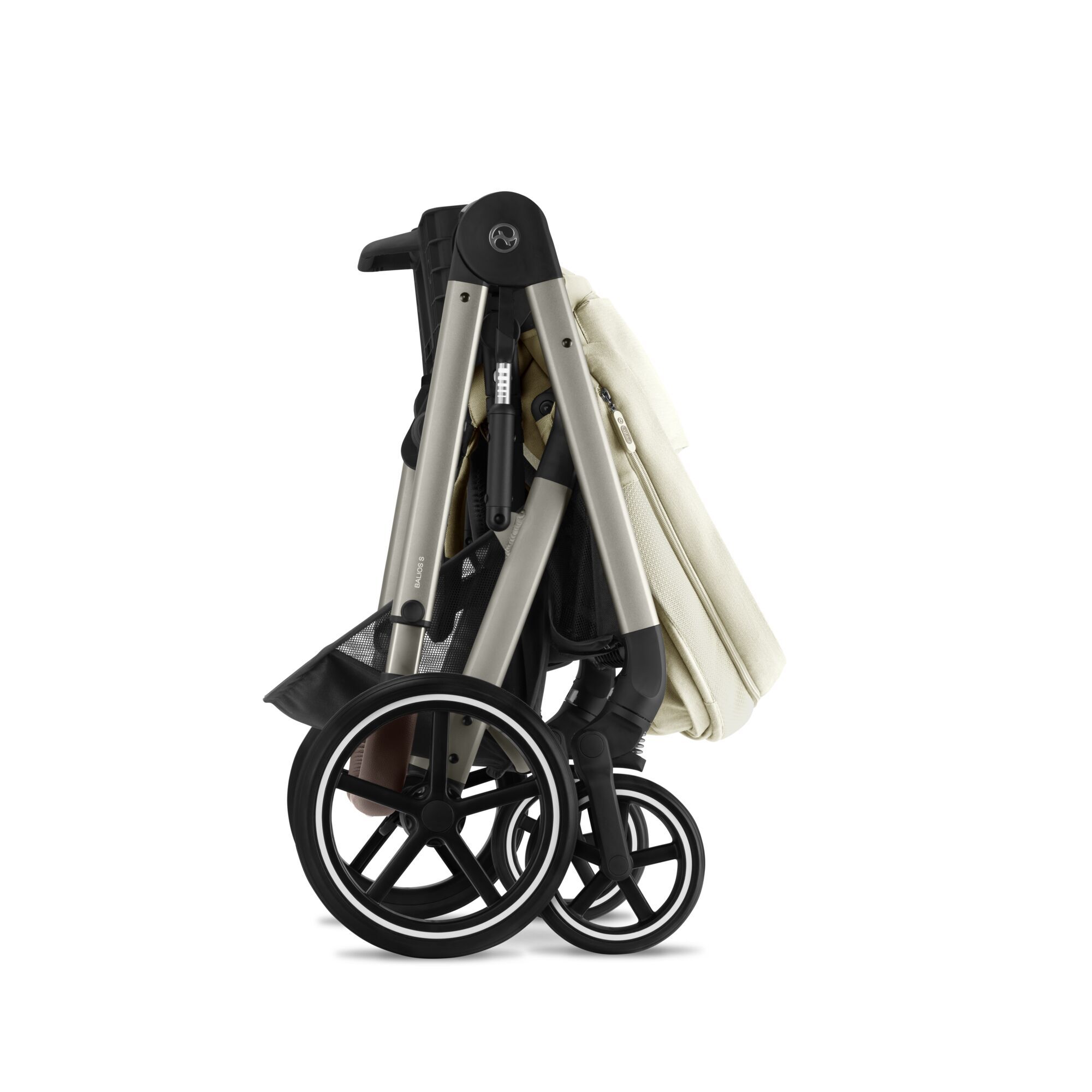 Прогулочная коляска Cybex Balios S Lux TPE Seashell Beige + Люлька Cybex S Seashell Beige - фото 8