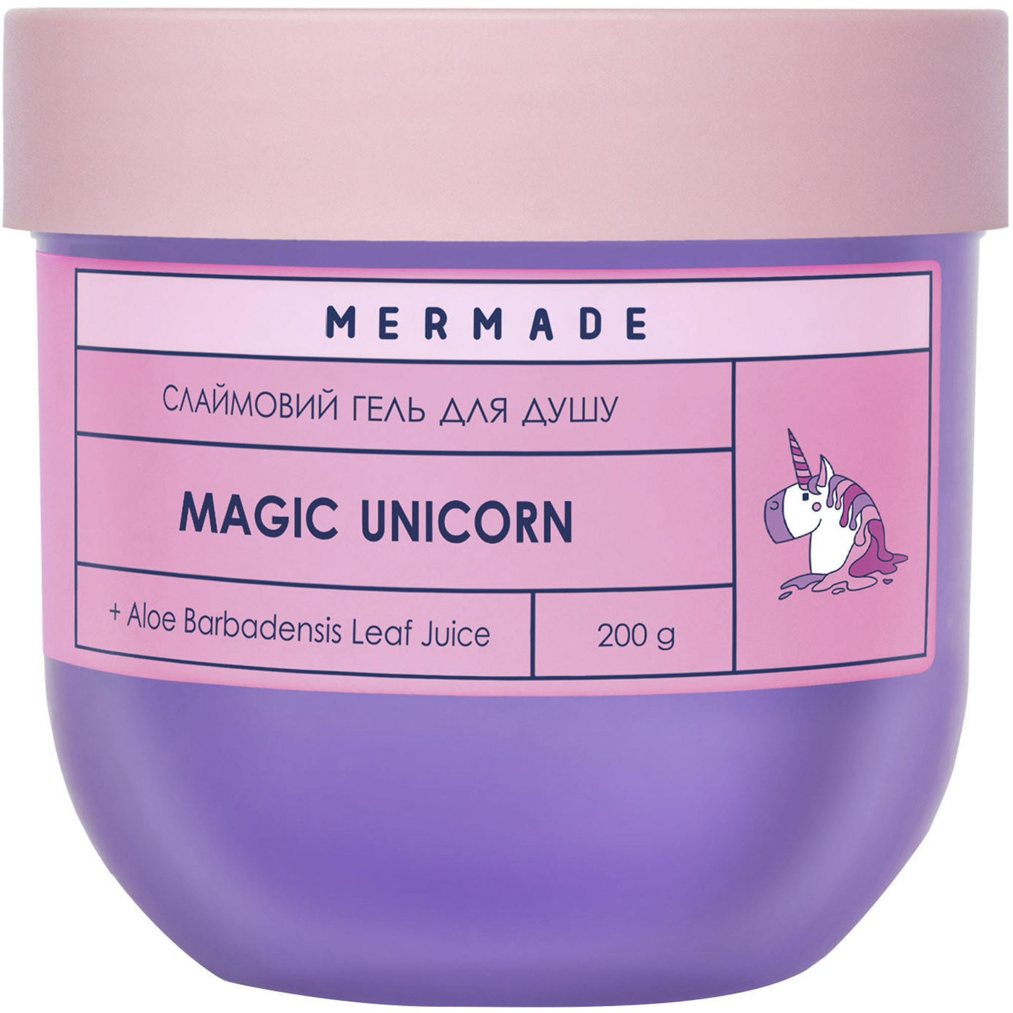 Слаймовый гель для душа Mermade Magic Unicorn 200 г - фото 1