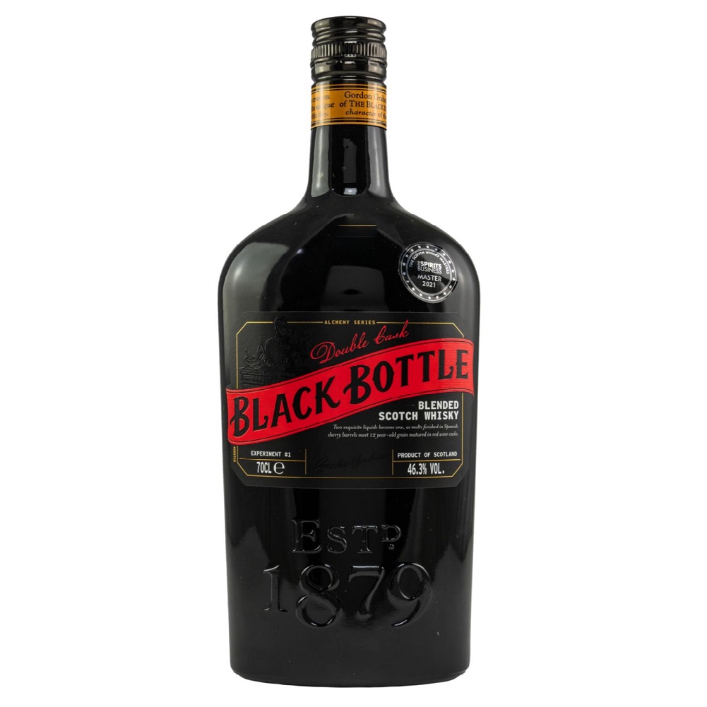 Виски Black Bottle Double Cask Blended Scotch Whisky, 46,3%, 0,7 л - фото 1