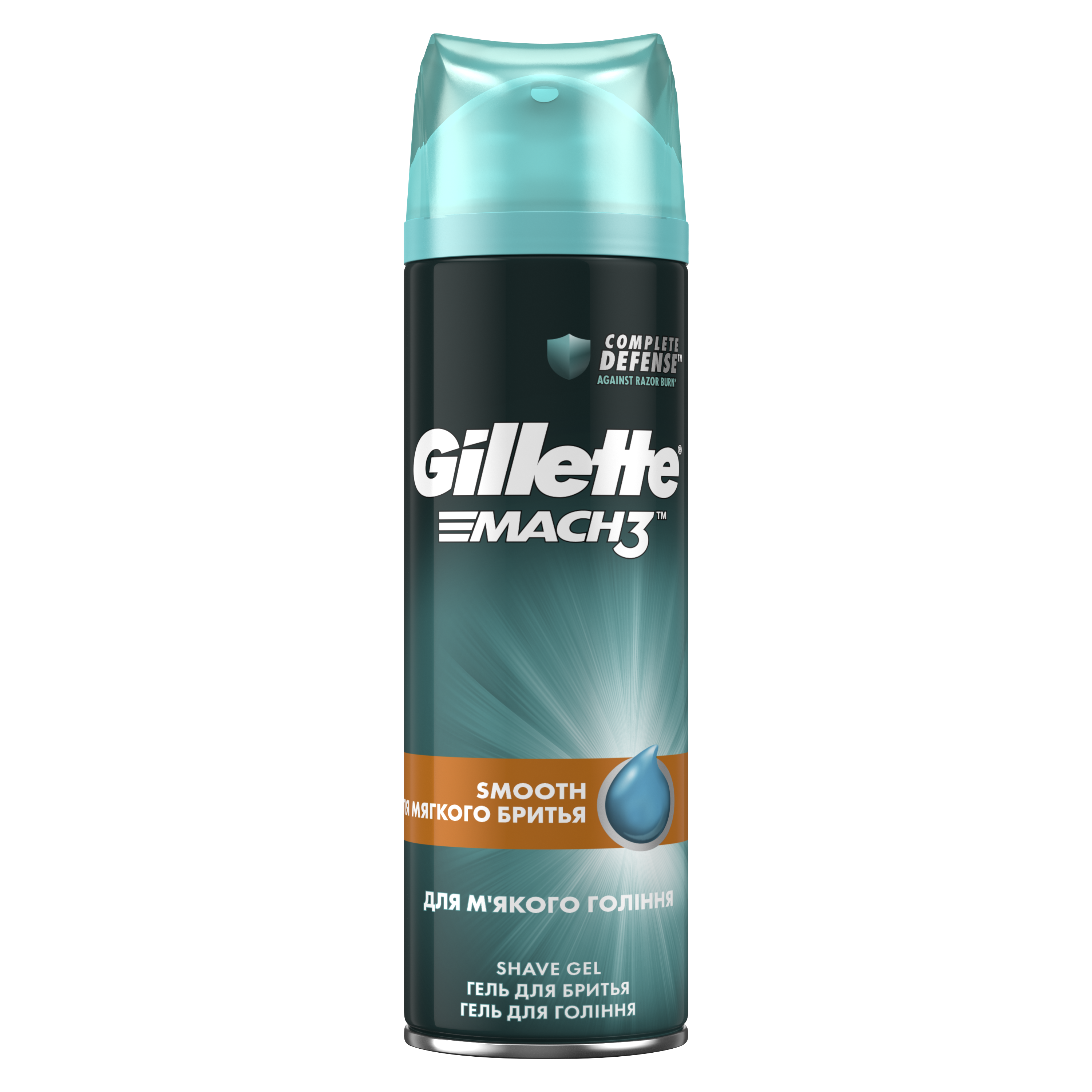 Гель для бритья Gillette Mach 3 Close & Smooth, 200 мл - фото 2