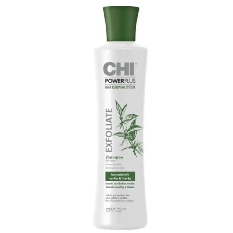 Стимулирующий шампунь-эксфолиант CHI Power Plus Shampoo 355 мл - фото 1