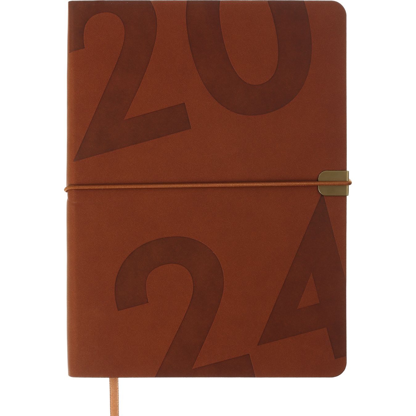 Ежедневник датированный Buromax Best 2024 A5 коричневый (BM.2126-18) - фото 1