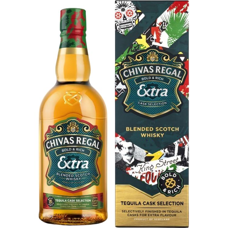 Виски Chivas Regal Extra Tequila Cask 0.7л 40% в подарочной