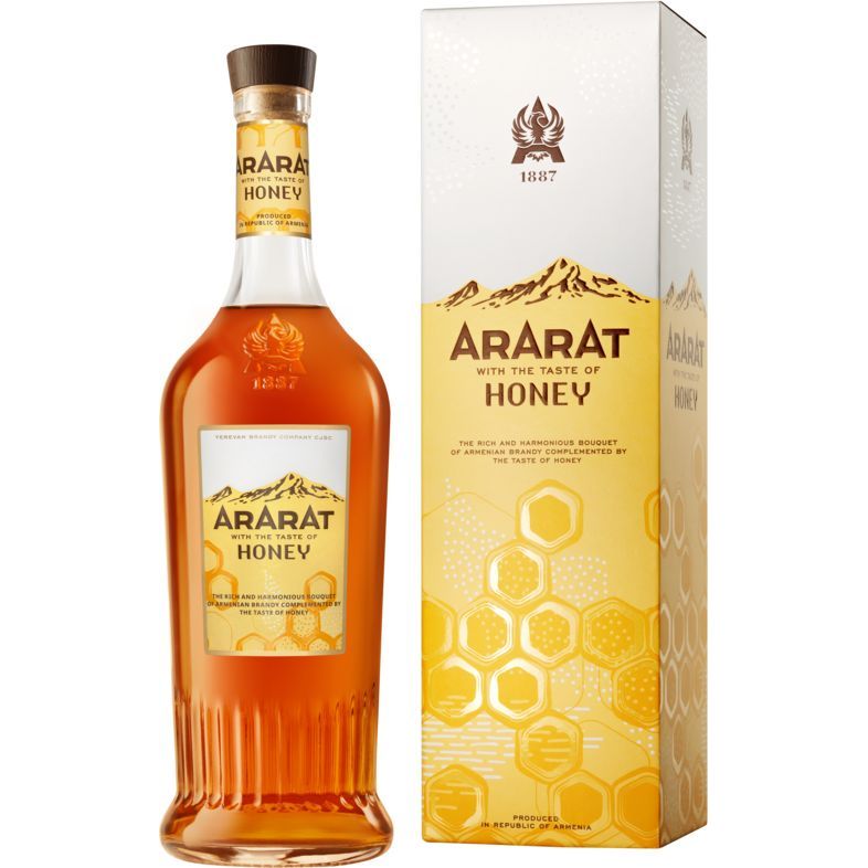 Напій алкогольний Ararat Honey 30% 0/5 л у коробці - фото 1