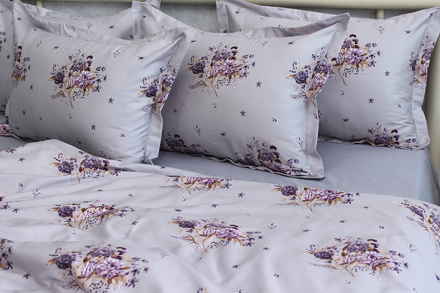 Комплект постельного белья TAG Tekstil с компаньоном Евро Разноцветный 000240897 (PT-014) - фото 5