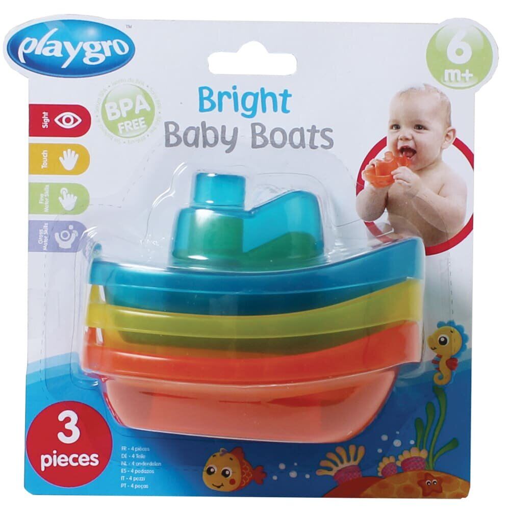 Фото - Игрушка для купания Playgro Набір іграшок для ванни  Кораблики  (71027)