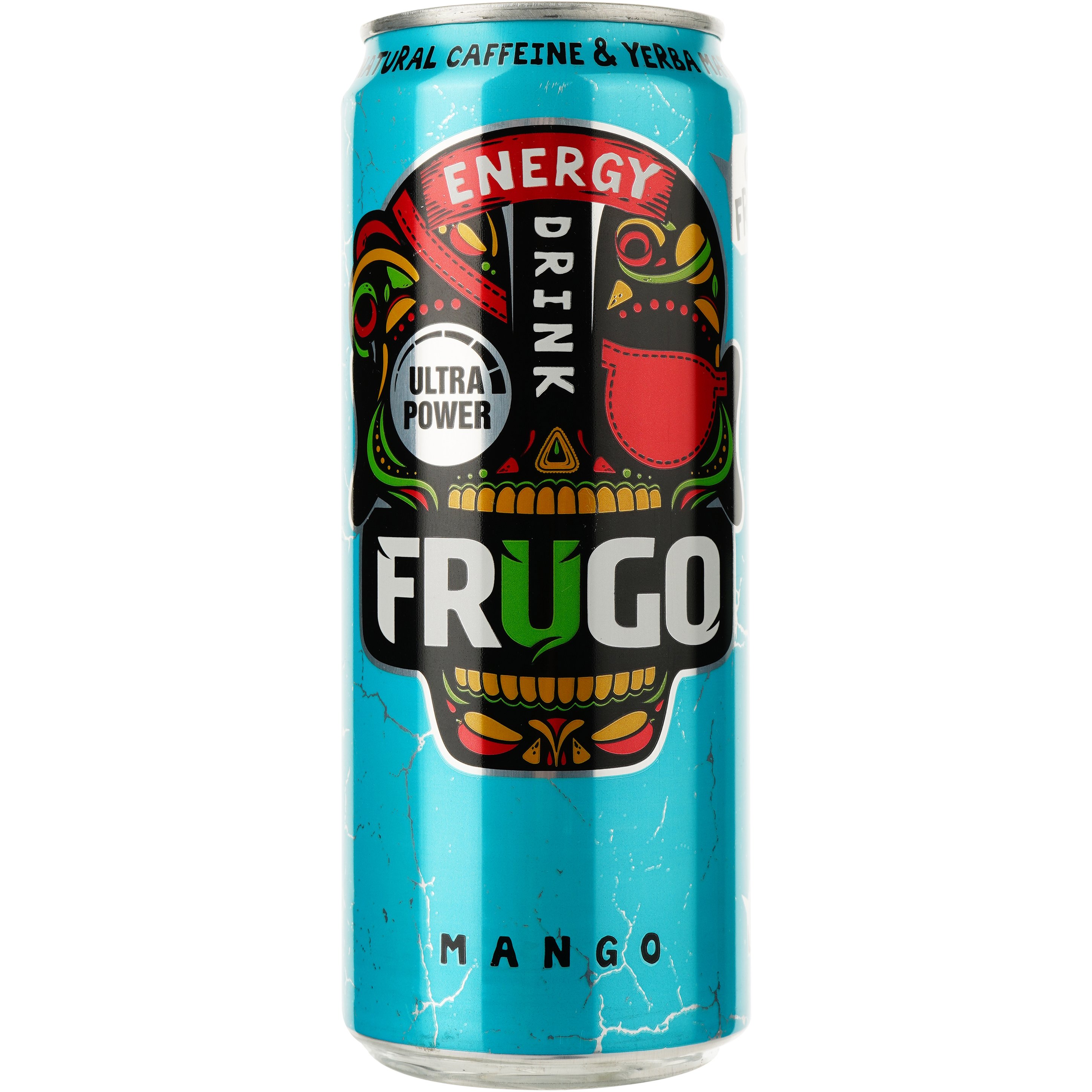 Енергетичний безалкогольний напій Frugo Wild Punch Blue 330 мл - фото 1