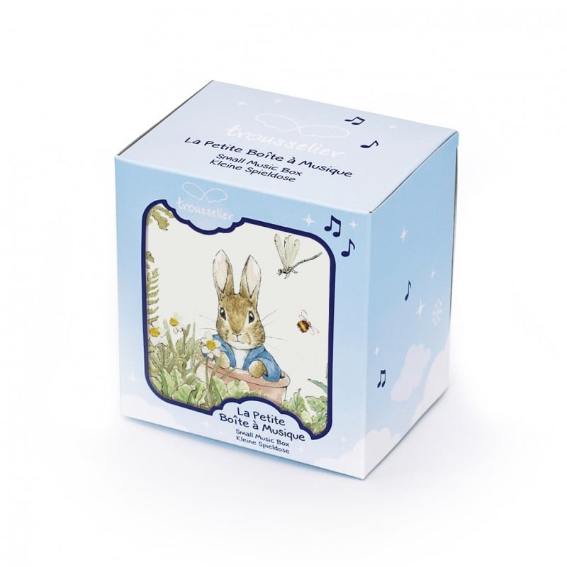 Музична скринька Trousselier Кролик Пітер Бабка, зелений з білим (S20860) - фото 4