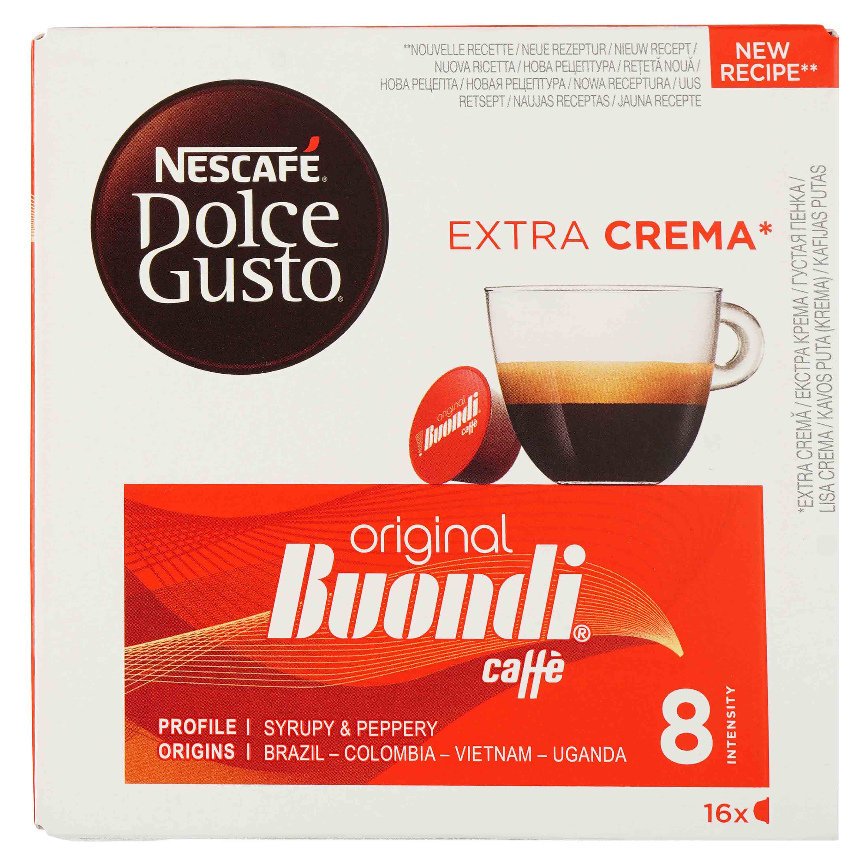 Кофе в капсулах Nescafe Dolce Gusto Buondi 16 шт. 99 г - фото 1