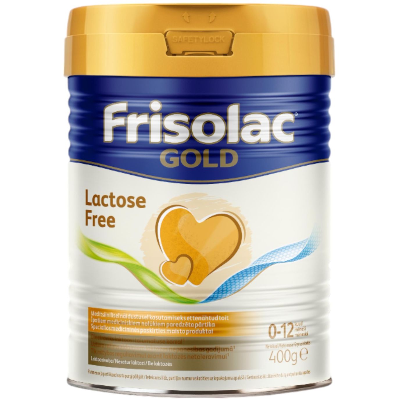 Дитяча суха молочна суміш Frisolac Lactose Free від 0 до 12 місяців 400 г - фото 1