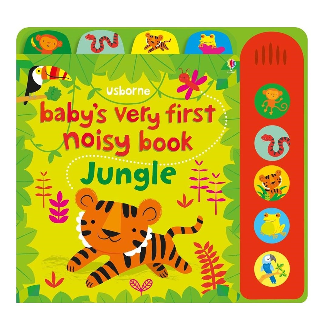 Музична книжка Baby's Very First Noisy Book Jungle - Fiona Watt, англ. мова (9781474921732) - фото 1
