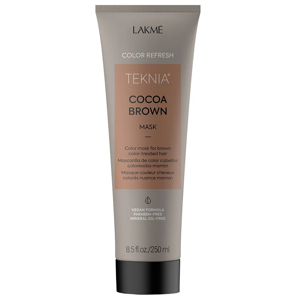 Маска для обновления цвета коричневых оттенков волос Lakme Teknia Color Refresh Cocoa Brown Mask 250 мл - фото 1